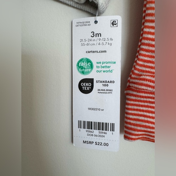 Carters My First Halloween 2 Piece Set Baby Size 0-3 Months - Picture 4 of 10